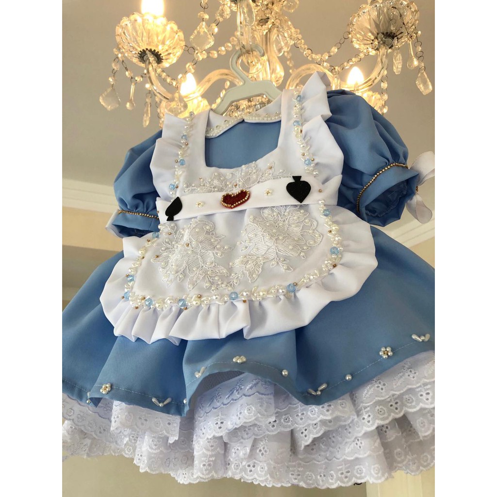 Vestido alice best sale 1 ano