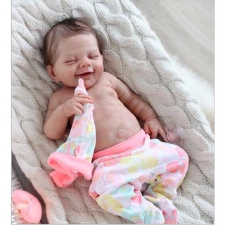 Bebê Reborn Realista Julia 60 cm Silicone e Corpo Tecido Pintura 3D - Boneca  Reborn Original Silicone
