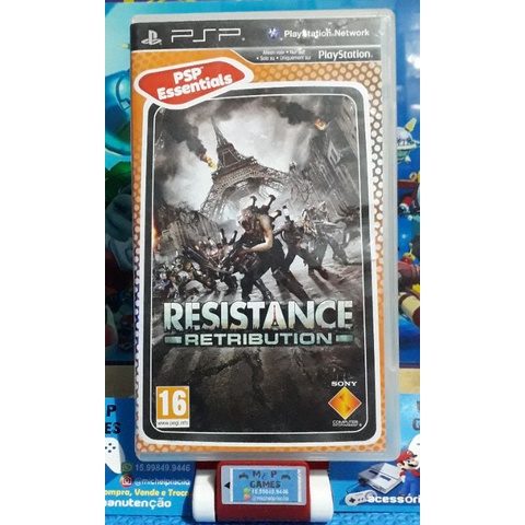 Jogo PSP Essentials Resistance: Retribution