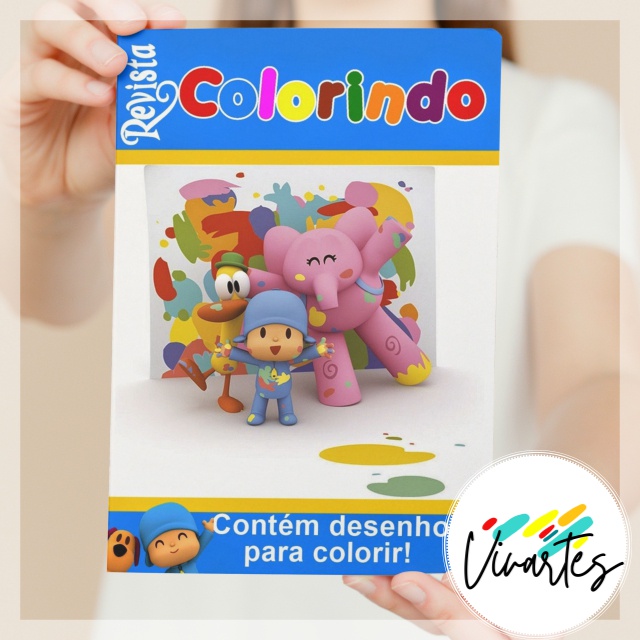 Livro de Colorir Pocoyo  Elo7 Produtos Especiais