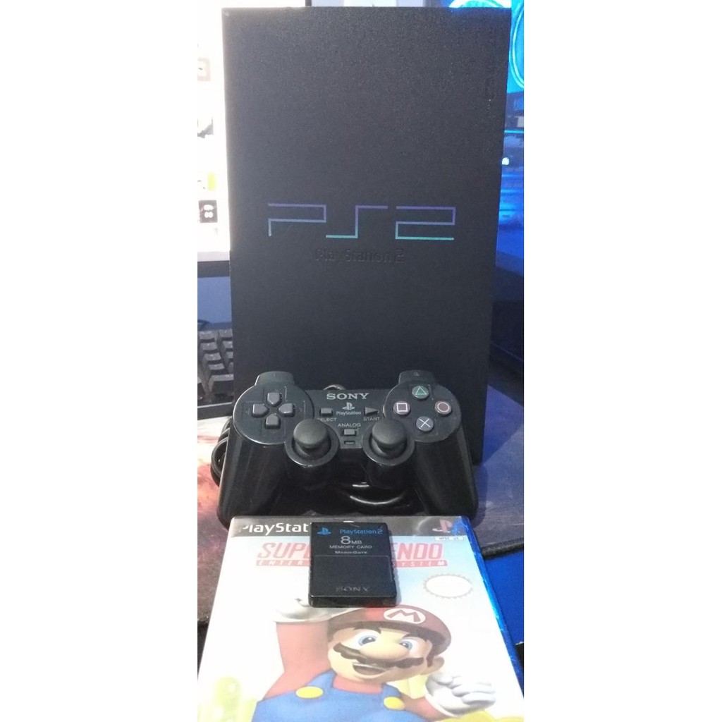 Console Ps2 Fat Playstation 2 Desbloqueado Completo Controle Shopee Brasil 3032