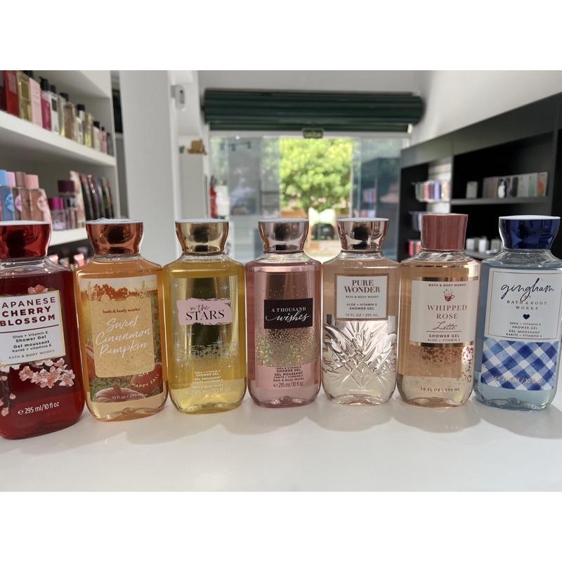 Shower gel body wash bath and body works (valor unitário) | Shopee