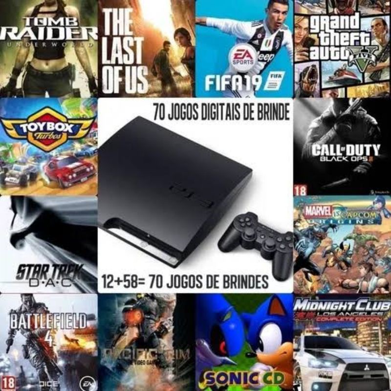 Ps3 Super Slim Bundle Gta 5 Usado Hd 250gb Original Sony