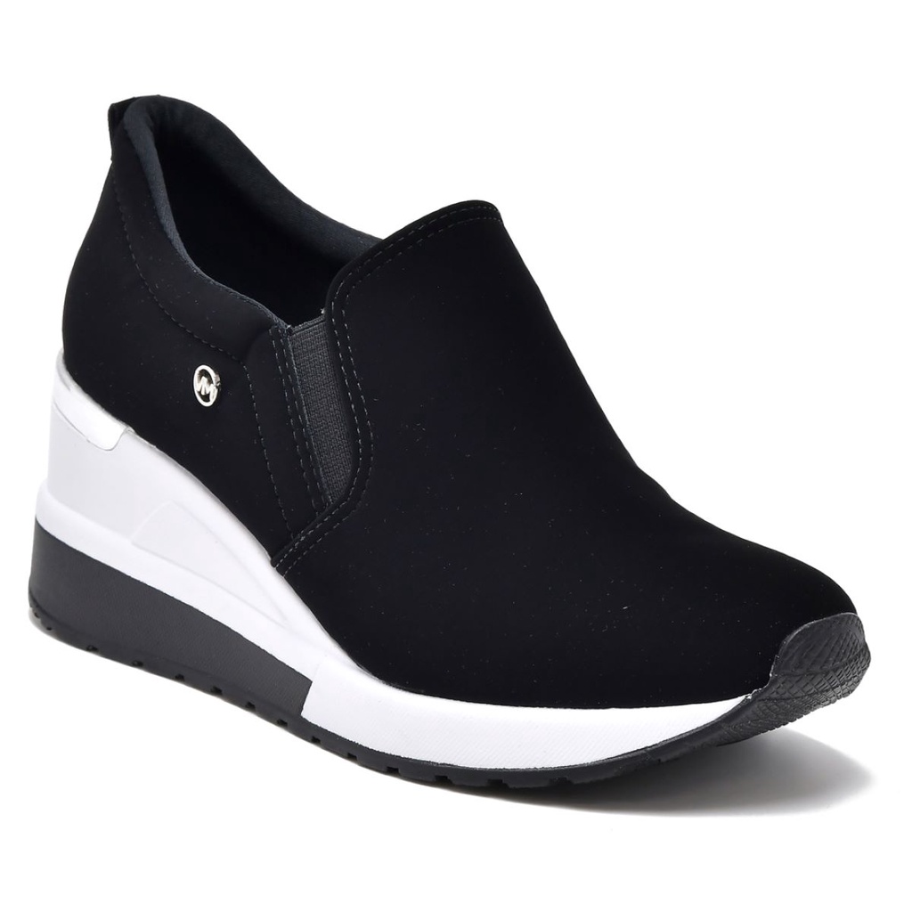Tenis feminino Via Marte Anabela slip on sem cadarço calce fácil