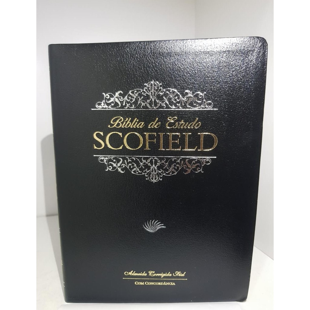 Biblia de Estudo Scofield Almeida Corrigida Fiel Acf Preta Shopee Brasil