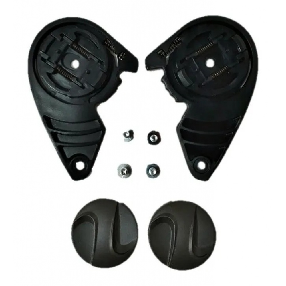 Kit Reparo Fixação Viseira Capacete Helt Tour / Strada Milano France / New Race Glass - Helt