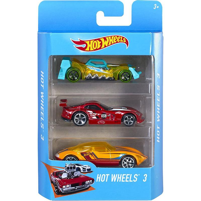 Carrinhos Hot Wheels Com 3 Unidades Sortidos Mattel