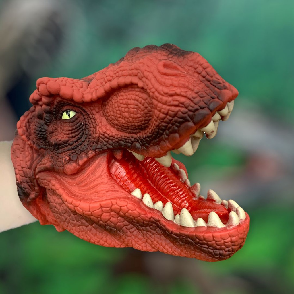 Brinquedo Infantil Cabeça de Dinossauro para Mão Fantoche | Shopee Brasil