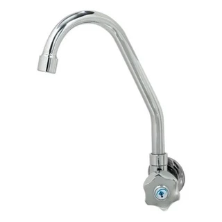 Torneira Cozinha Parede Metal Bica Móvel 100% Metal Envio Imediato