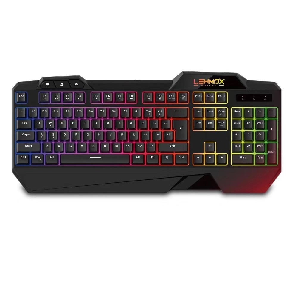 Teclado Gamer Led Semi-mecânico Retroiluminado Gt-T3 Lehmox