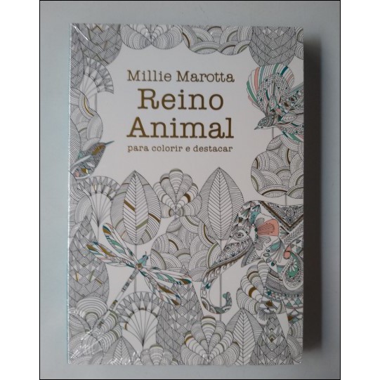 Livro - Reino Animal - Para Colorir e Destacar (Livro de Bolso - Novo ...