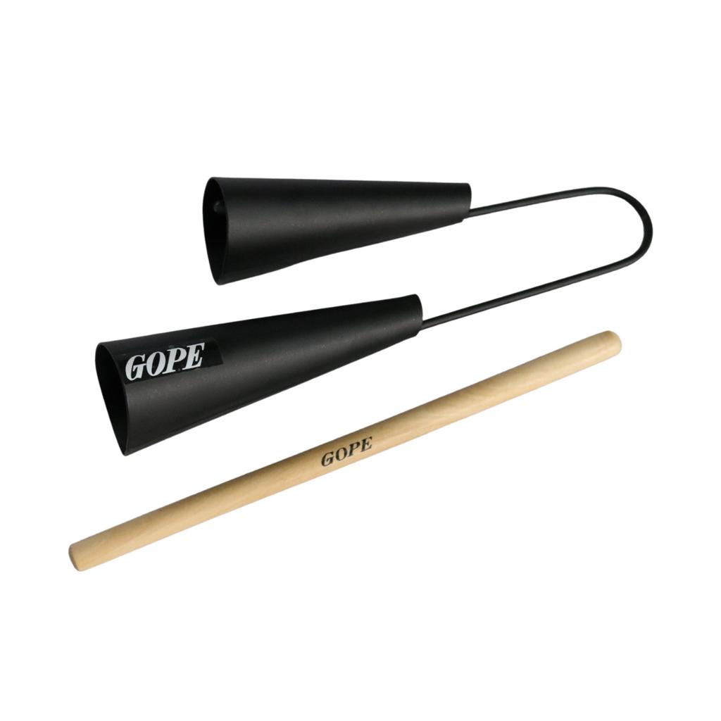 Agogo Duplo Gope Profissional Com Baqueta