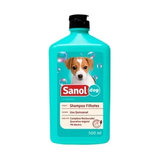 Shampoo Sanol Dog Para Cães Filhotes 500ml