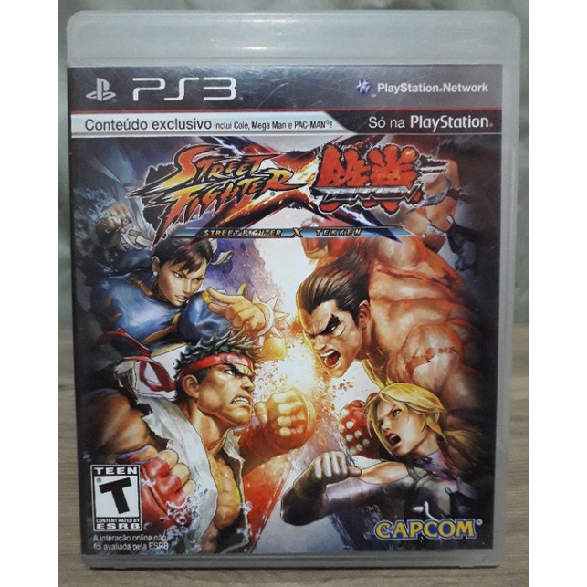 Jogo Street Fighter X Tekken Ps3 Mídia Física Frete Grátis