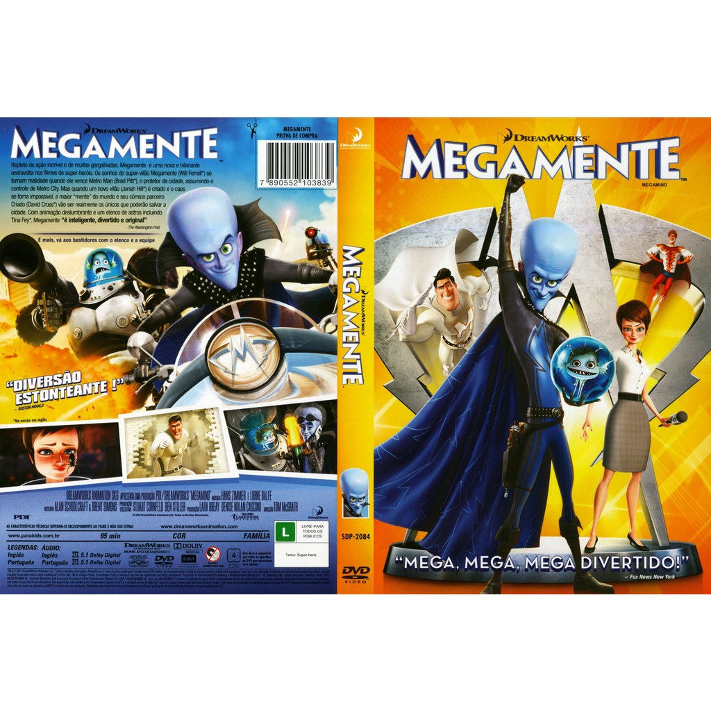 Dvd Megamente  Shopee Brasil