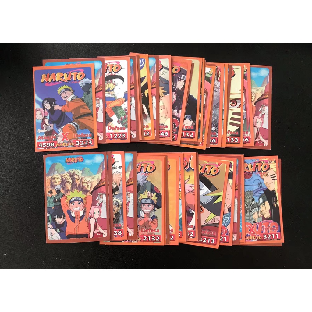 48 Cartas Naruto Cards Naruto Pronta Entrega | Shopee Brasil