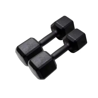 Par Halter Sextavado 6 Kg Pintado - 2 und totalizando 12 kg