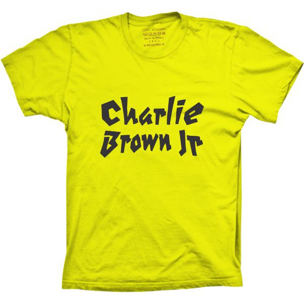 camiseta unissex camisas 100% algodão banda de rock charlie brown