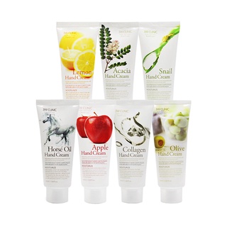 3w clinic moisturizing hand cream 100g 7 types