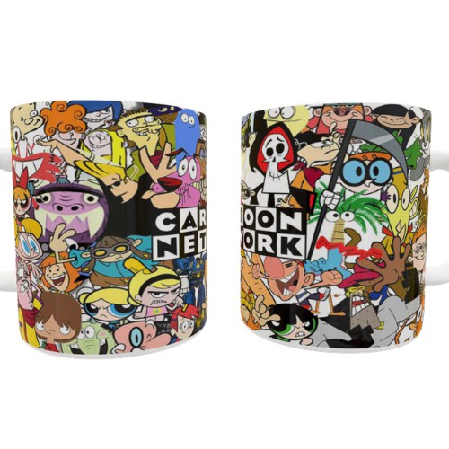 Caneca Cartoon Network Classics Du Dudu e Edu Johnny Bravo Dexter