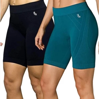 Bermuda Lupo Sport Feminina Shorts Fitness Liso Comprido