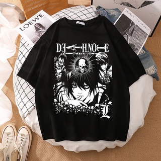 Nota De Morte Homem Anime Manga Série Camiseta Preta Minha Vida Cotton Tees  Harajuku Streetwear