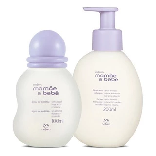 Combo Kit Natura Mamãe e Bebê Colônia + Hidratante Relaxante em Oferta na Shopee