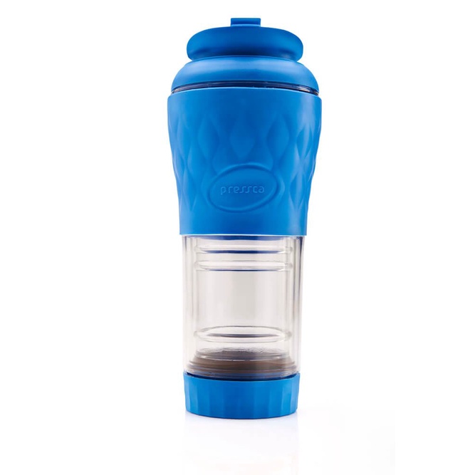 Cafeteira Portatil Pressca Azul 350ml | Shopee Brasil