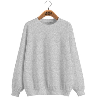 Blusão Moletom Gola Careca Liso Feminino e Masculino