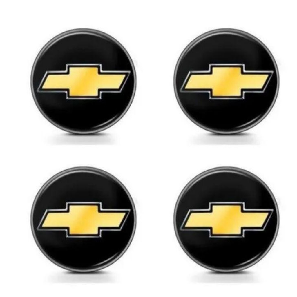 Emblema Calota Universal Dourado 48MM – Chevrolet GM • Auto Peças