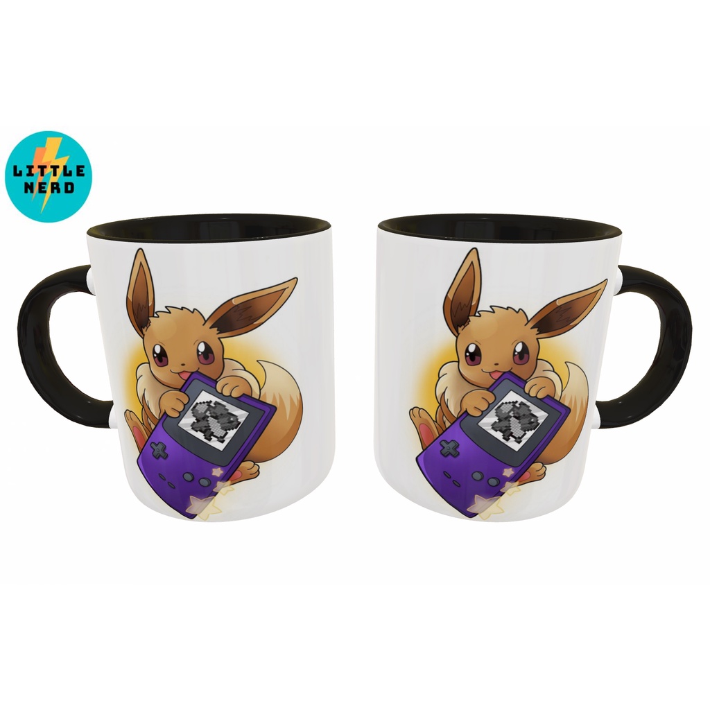 Caneca Flareon Pokémon Go Evolução Eevee Presente Nerd em Promoção na  Americanas