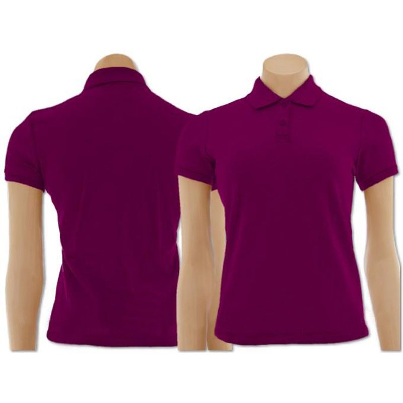 Camisa polo vinho store feminina