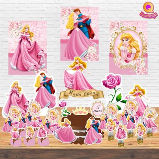 Kit Festa Princesa Aurora A Bela Adormecida - Decoração Infantil!