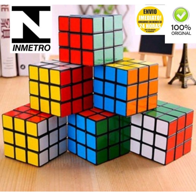 Cubo Mágico 3x3 Original Profissional Colorido Anti Stress