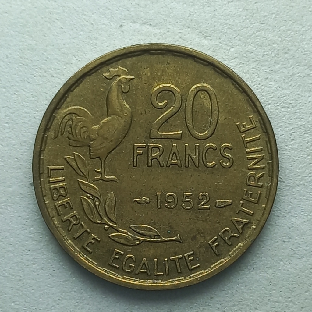 Moeda Da França 20 Francos | Shopee Brasil