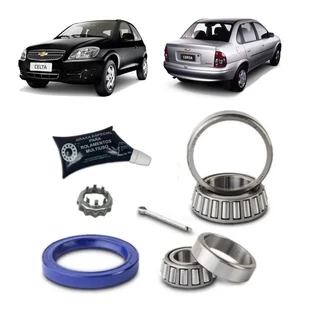 Kit Rolamento Completo Roda Traseiro Corsa Classic Celta Prisma Novo Classic Agile