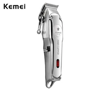 Máquina Profissional Para Cortar Cabelo Sem Fio Kemei 1997 Para Máquina De Cortar Cabelo Powerful Fade Em Metal Km-1996