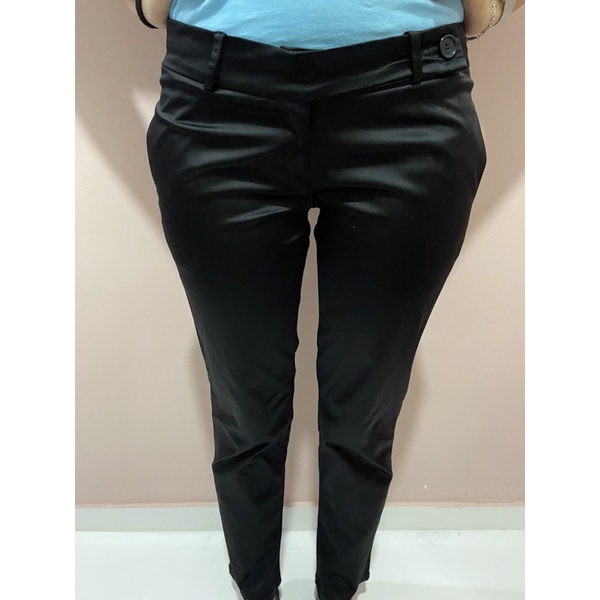 Calça Jogger Capri Cetim Preto