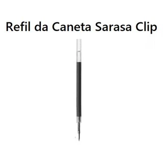 (Original Zebra) - REFIL Caneta Zebra Gel Sarasa Clip 0.3 0.4 0.5 0.7 1.0 Preto Oferta