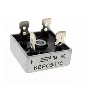 Elettroservice - Portico Di Caserta - Ponte A Diodi KBPC5010 50A 1000V Faston Monofase Sep Raddrizzato Extra Big 5262 168