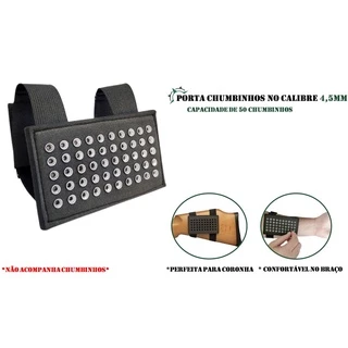Porta Chumbinhos Cordilheira Sport Padrão 4,5mm Preto