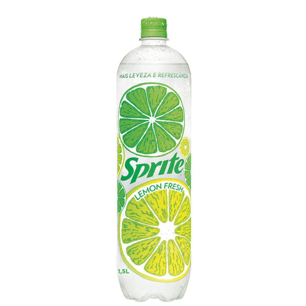 2 unidades Bebida Gaseificada Fresh Lemon Sprite 1,5L | Shopee Brasil