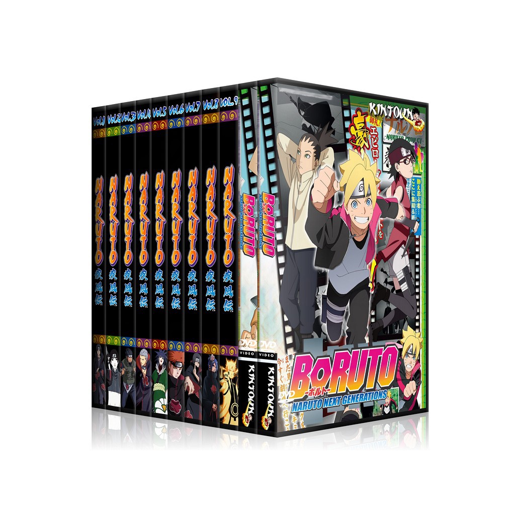 Dvds Naruto Shippuden Completo + Filmes + Boruto