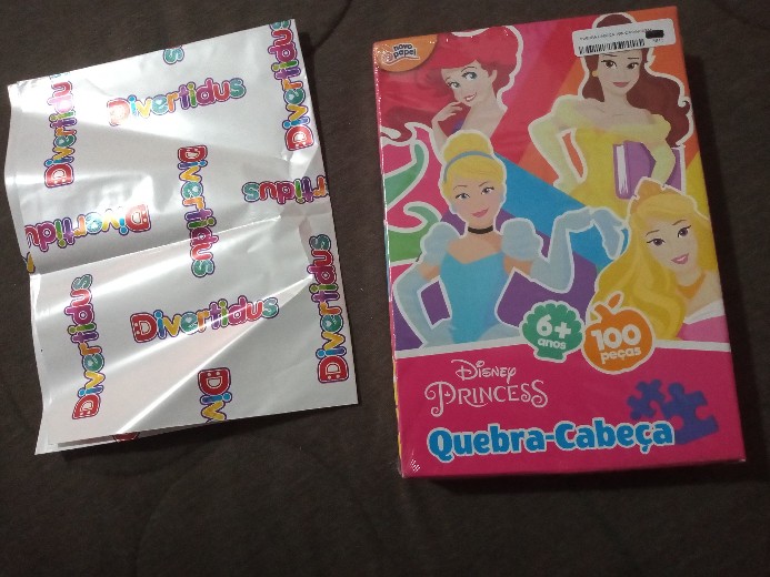 Quebra- Cabeça Princesas 100 peças- Toyster - Lojas Quanta Coisa