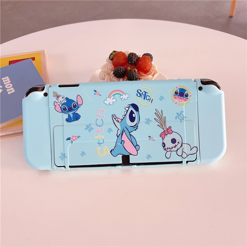 Nintendo Switch Caso OLED Moda De Rua Animação Tema Rainbow Stitch