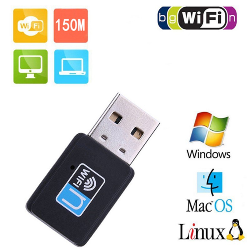 Wireless WiFi Bluetooth Adapter 300Mbps USB WiFi Receiver Adapter ...