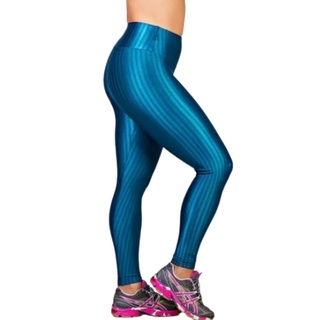 Calça Legging 3d Vekyo New Zig Poliamida Feminina Cinza - Compre Agora