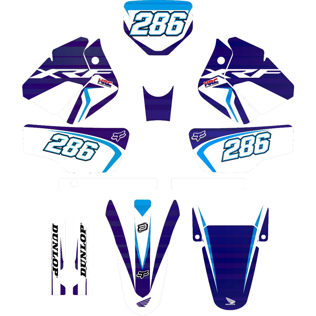 Adesivos Proteção Laminados Moto Trilha Motocross Xlr 125 CA-16492