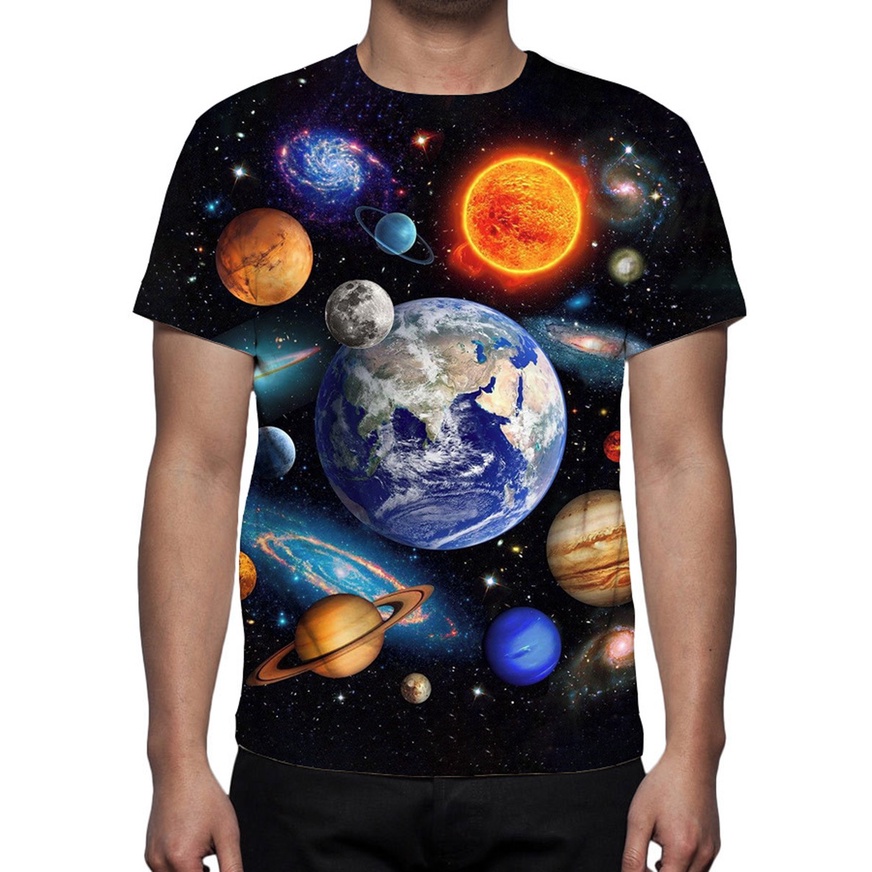Camiseta - Nasa - Sistema Solar - Estampa Total - M001