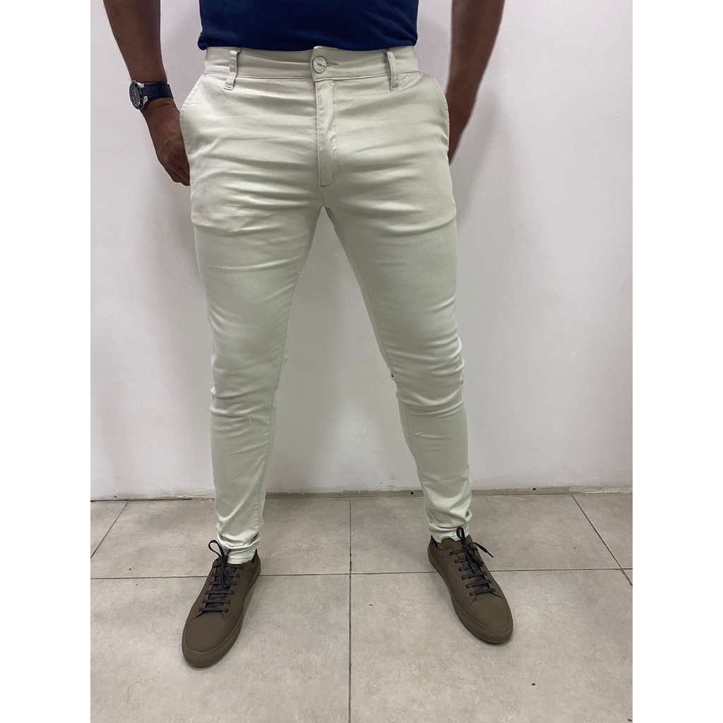 Calca Masculina Alfaiataria Zip Off- Zikani Gelo